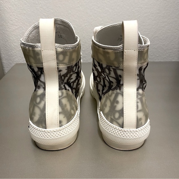 EUC/LIKE NEW Dior B23 High Dior Oblique Sneaker - Size 38 - Picture 10 of 14